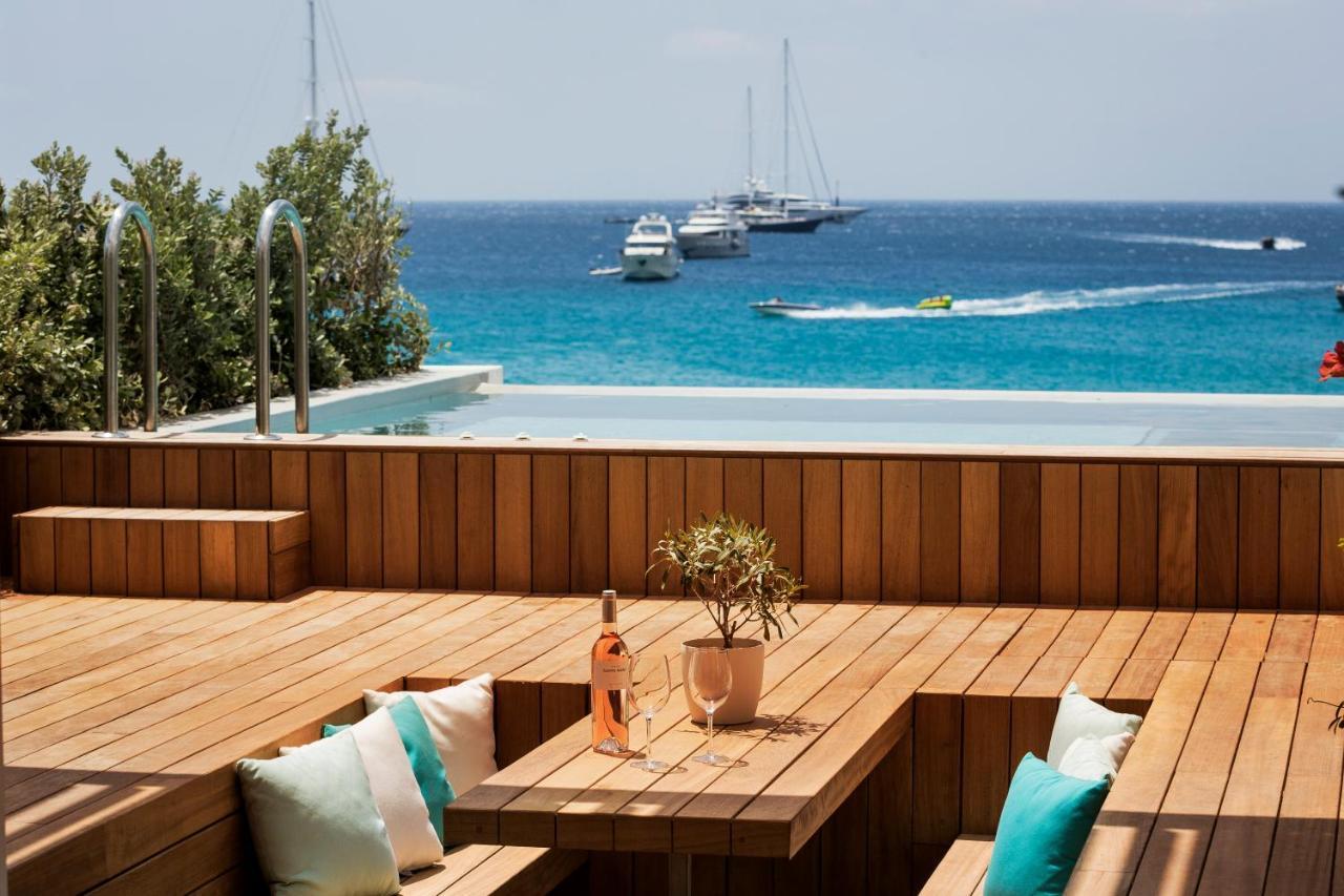 Mykonos Dove Beachfront Hotel Platísz Jalósz Kültér fotó