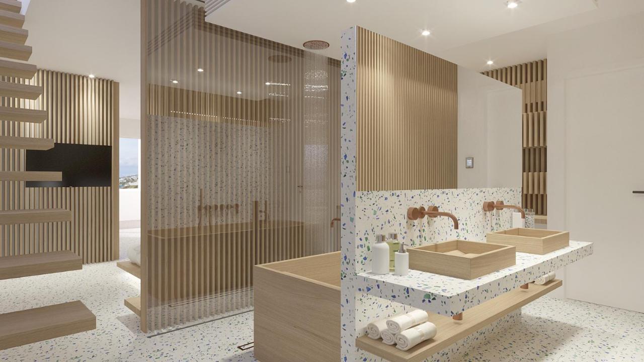 Mykonos Dove Beachfront Hotel Platísz Jalósz Kültér fotó