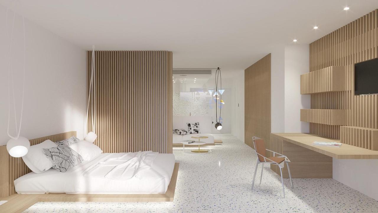 Mykonos Dove Beachfront Hotel Platísz Jalósz Kültér fotó