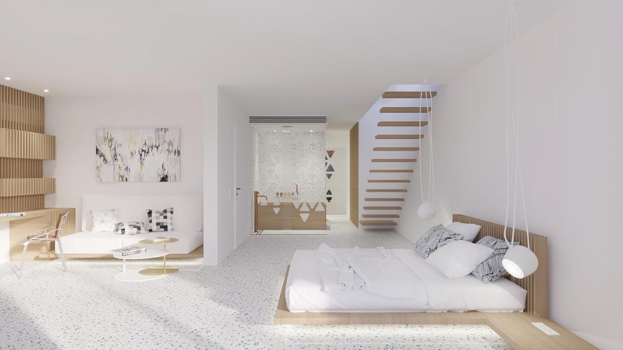 Mykonos Dove Beachfront Hotel Platísz Jalósz Kültér fotó