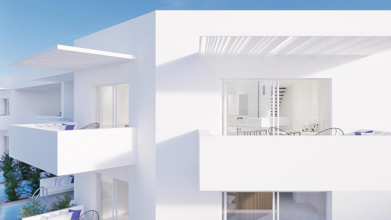 Mykonos Dove Beachfront Hotel Platísz Jalósz Kültér fotó