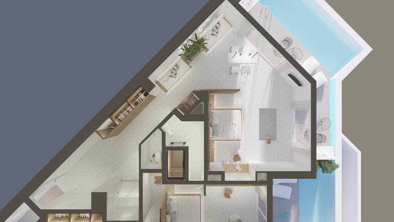 Mykonos Dove Beachfront Hotel Platísz Jalósz Kültér fotó