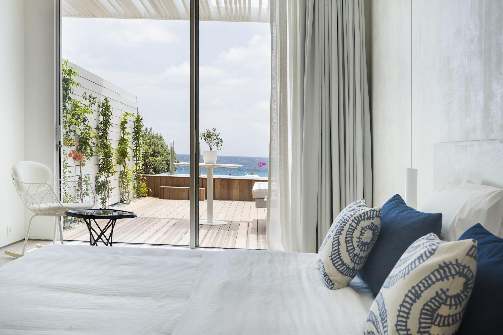 Mykonos Dove Beachfront Hotel Platísz Jalósz Kültér fotó