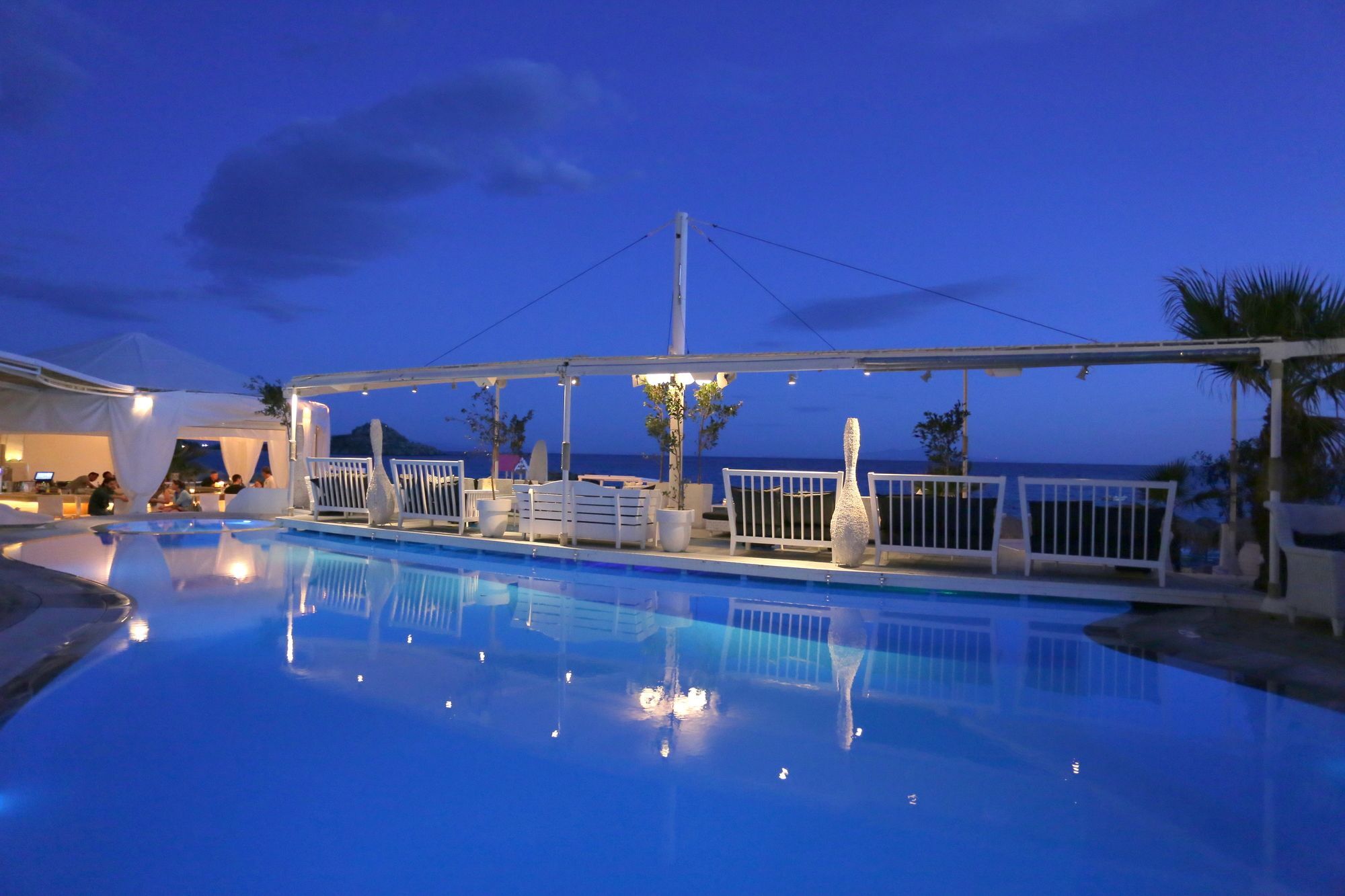 Mykonos Dove Beachfront Hotel Platísz Jalósz Kültér fotó