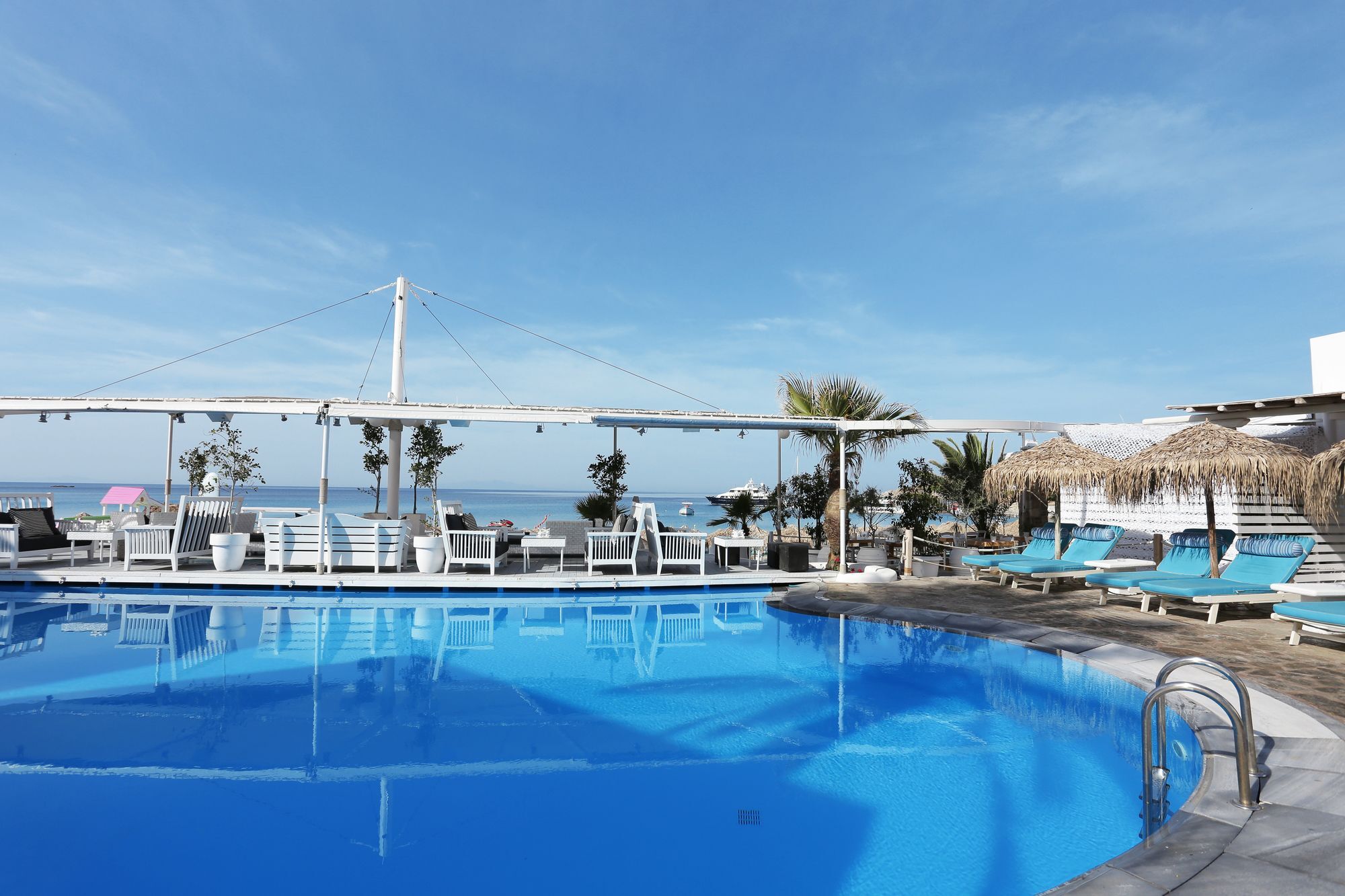 Mykonos Dove Beachfront Hotel Platísz Jalósz Kültér fotó