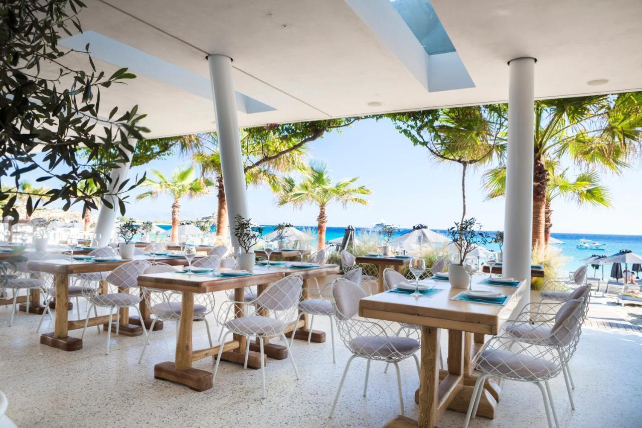 Mykonos Dove Beachfront Hotel Platísz Jalósz Kültér fotó